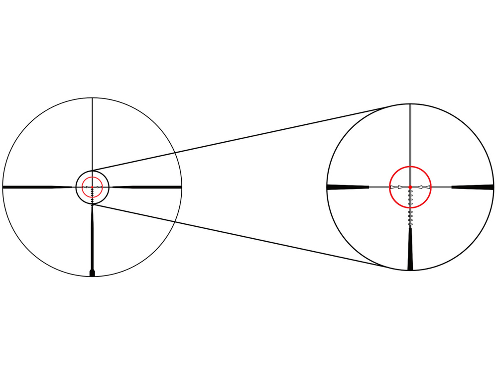 Прицел Gaut Nephrite 1-4x24, сетка 60 - фото 9