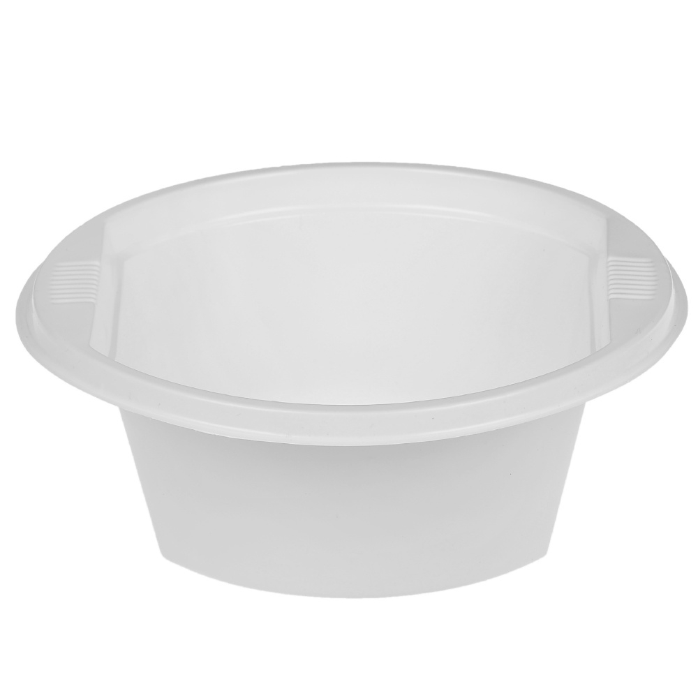 Миска суп. 600мл d=170 белая ПП 1/50шт Уфа