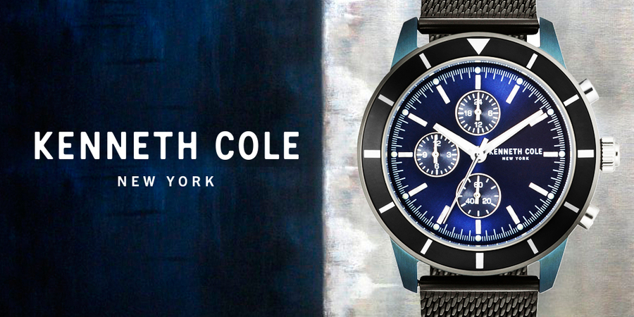 Стильный кварцевый хронограф Kenneth Cole KC50573001