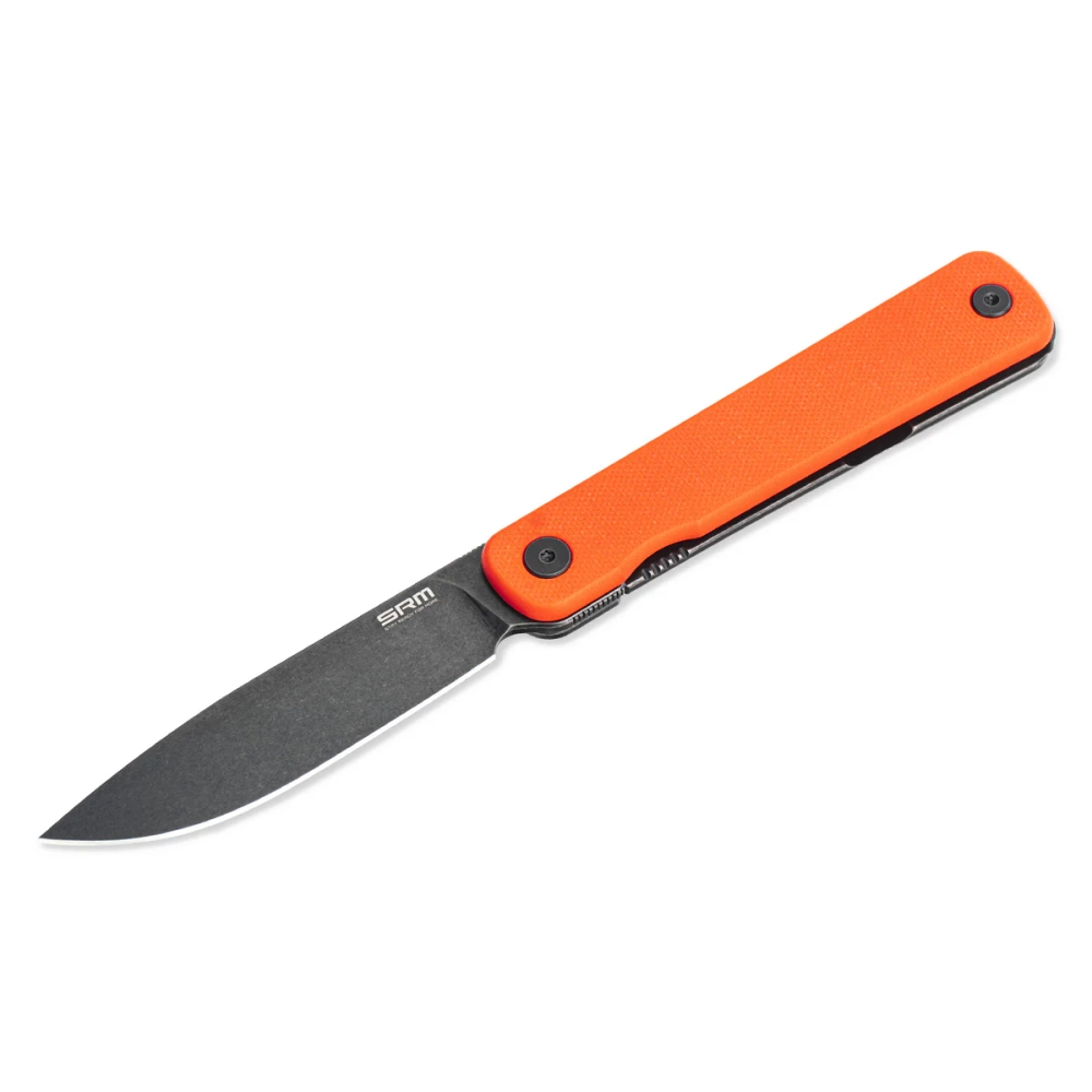 Нож складной SRM 135L-GJ Palfrey Blackwash (14C28N, Orange G10/Steel)