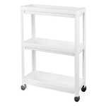 Тележка для ванной комнаты VAGN, 44х15х73, белый