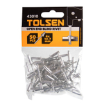 TOLSEN (TT43010) Набор заклепок алюминиевых, 4,0 х 12,7 мм, 50 шт