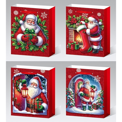 Пакет подарочный «Добрый Дедушка Мороз» 32X26X10 см