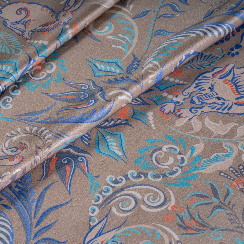 Наволочка 50x70 Mollen Утро песочно-бежевая шелковая