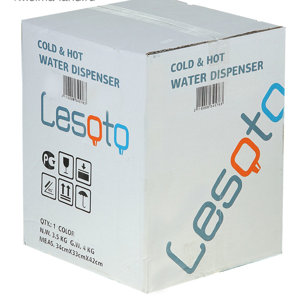 Кулер для воды LESOTO 16 T/E silver-black