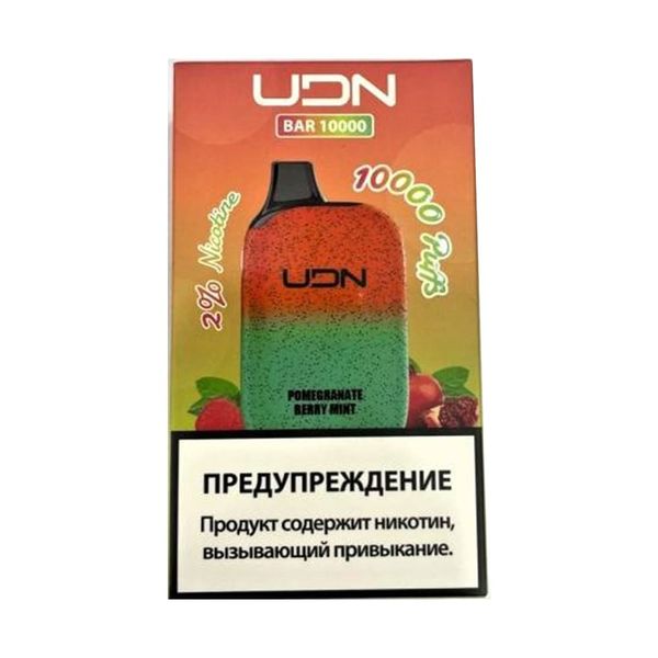 Купить Одноразовый Pod UDN BAR - Pomegranate Berry Mint (10000 затяжек)