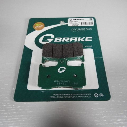 Колодки тормозные GM-05047S G-brake (MCB737, FDB2158)