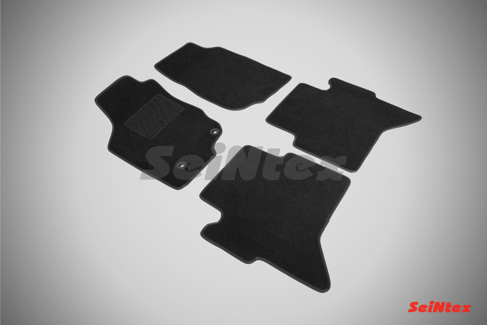Ворсовые коврики LUX для Toyota Hilux 2012-2015, Seintex.85475