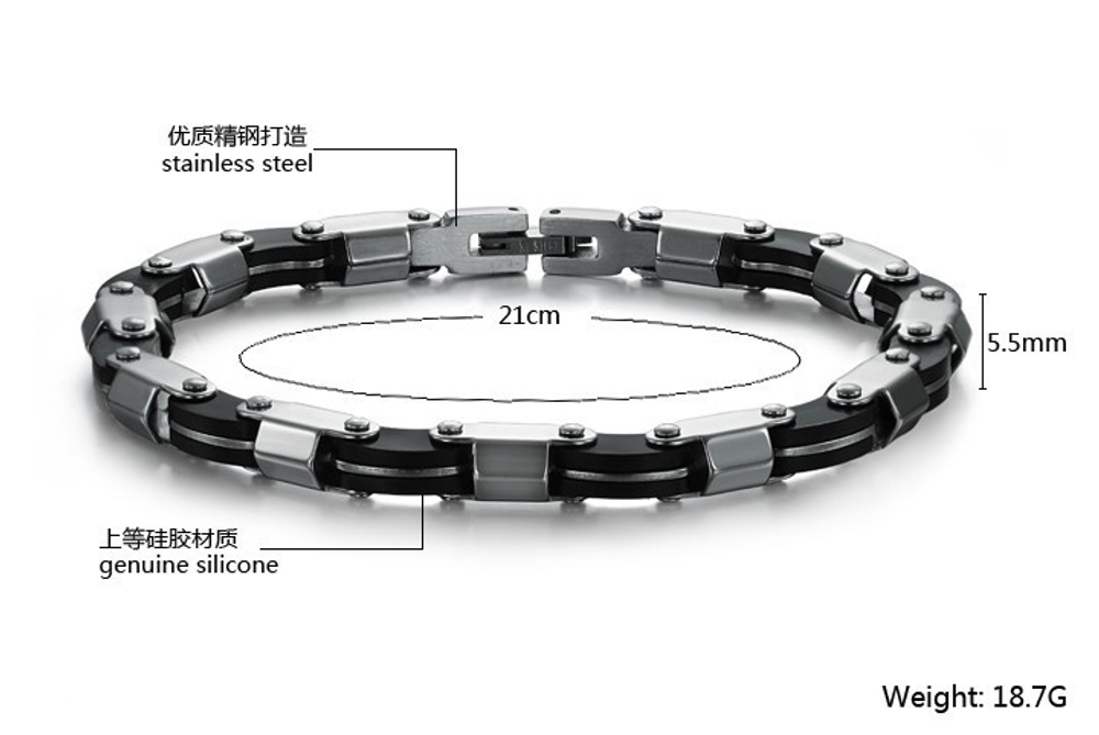 Браслет мужской Steelman mn00181