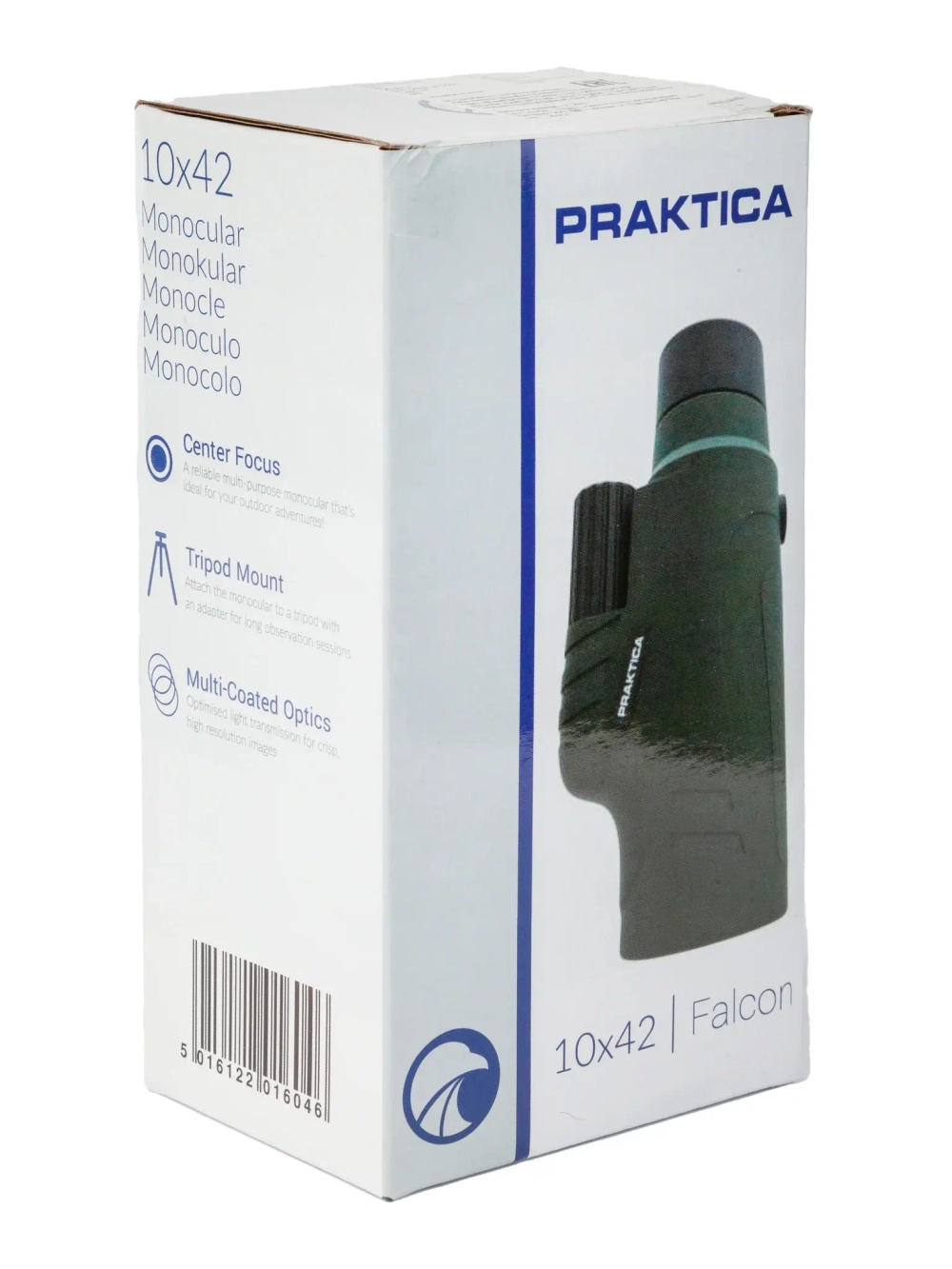 Монокуляр Praktica Falcon 10x42 — лицевая сторона упаковки