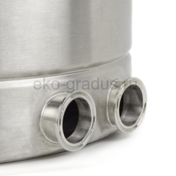 Перегонный куб на 100 литров с купольной крышкой