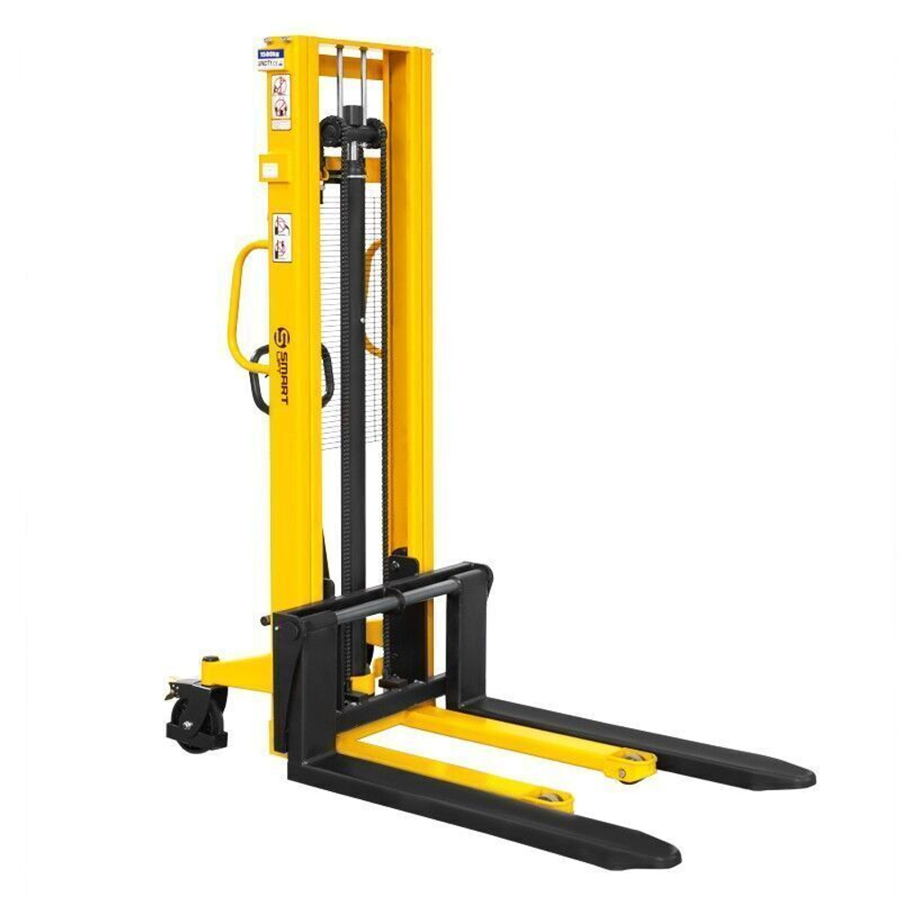 Ручной гидравлический штабелер SDJ 1530 (1500 кг; 3 м; вилы 310-830 мм) SMARTLIFT (SMART)