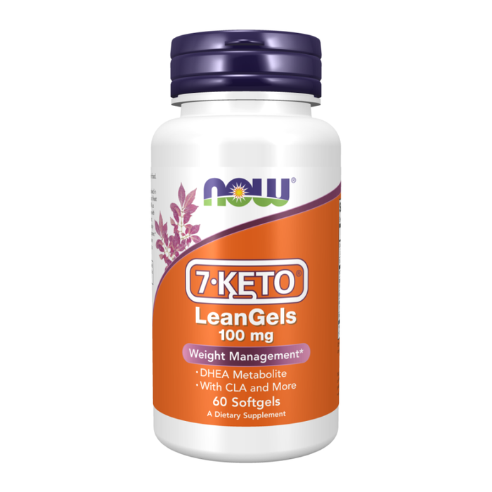 7-Кето ДГЭА, 7-Keto LeanGels 100 mg, Now Foods, 60 желатиновых капсул