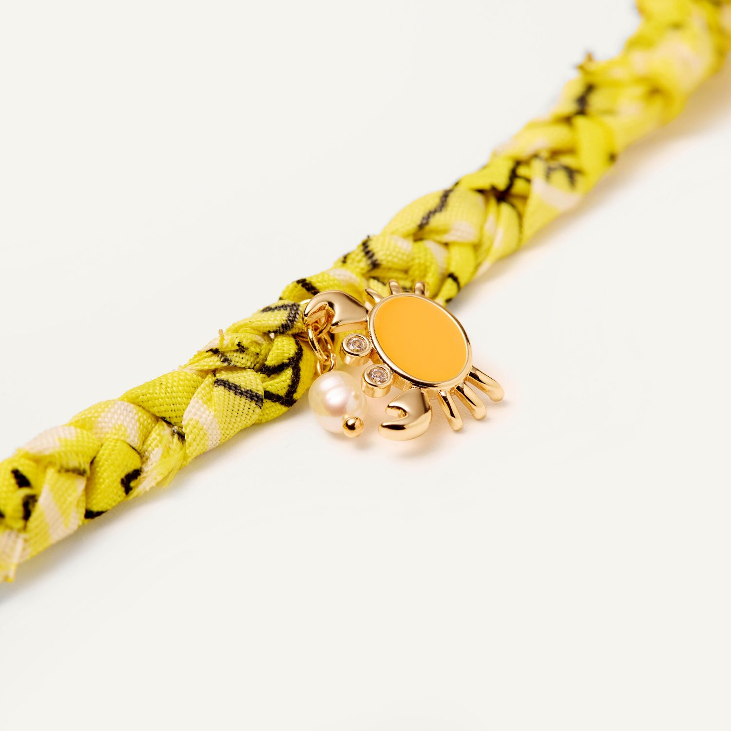 Браслет Braded Bandana Bracelet - Yellow