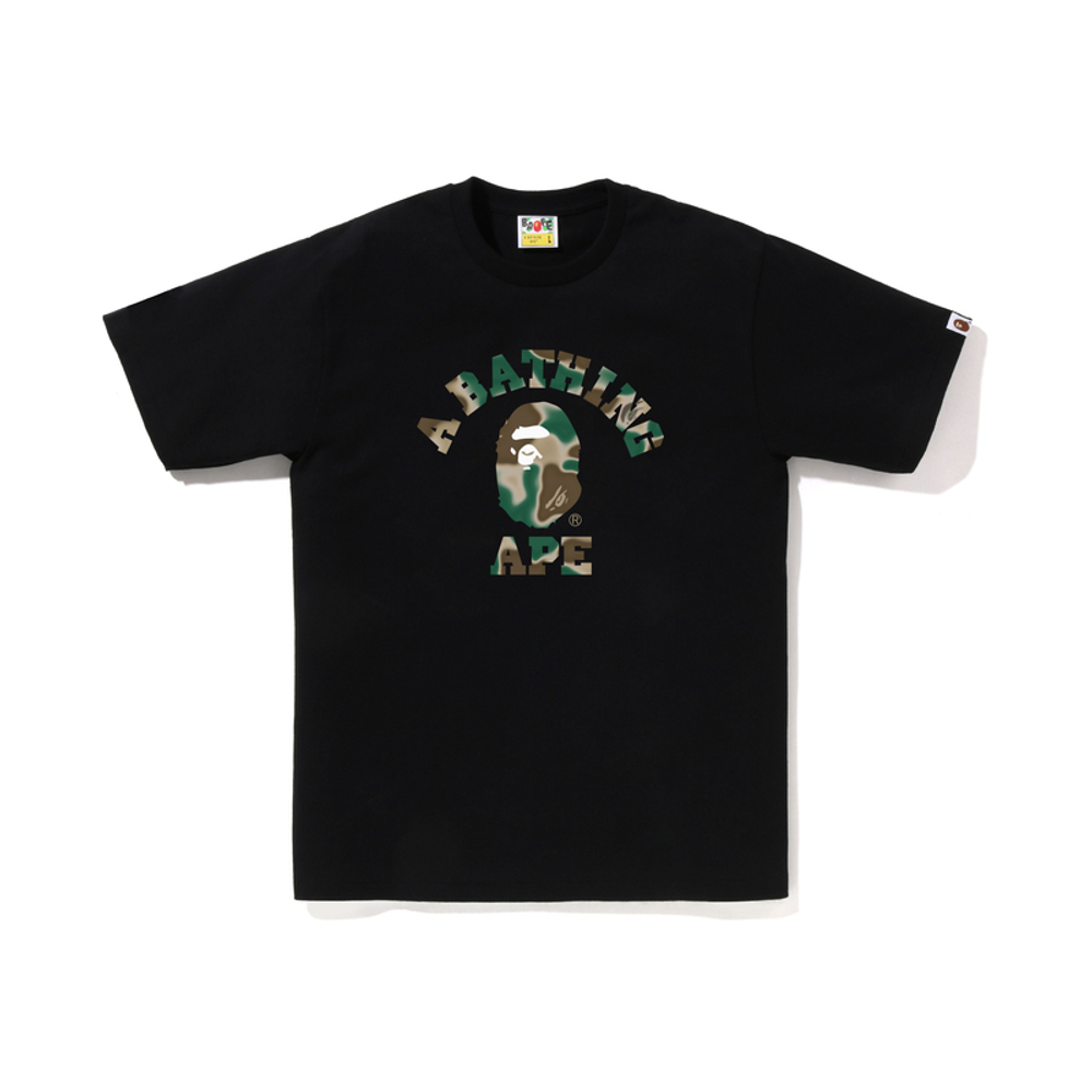 A Bathing Ape Liquid Camo College Tee