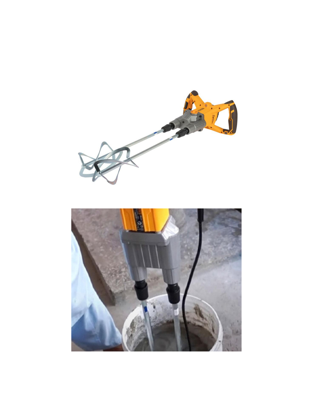 Миксер строительный INGCO MX218008 INDUSTRIAL 1800 Вт NEX13