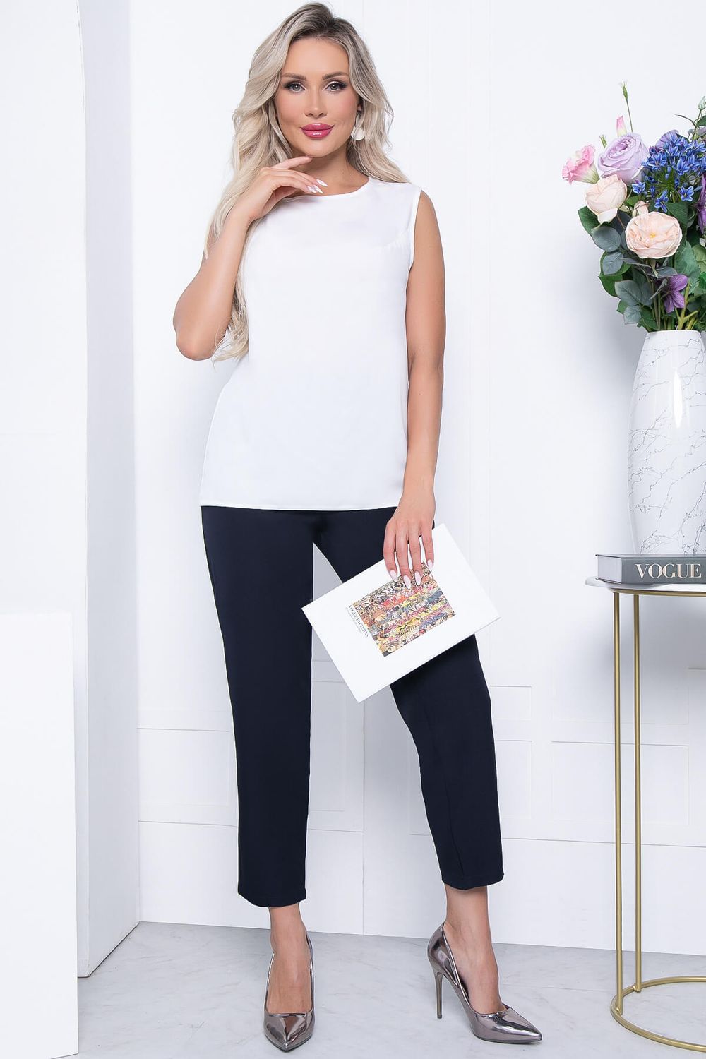 Костюм тройка "Стефания" (блю) К7114 LT Collection (Акция)