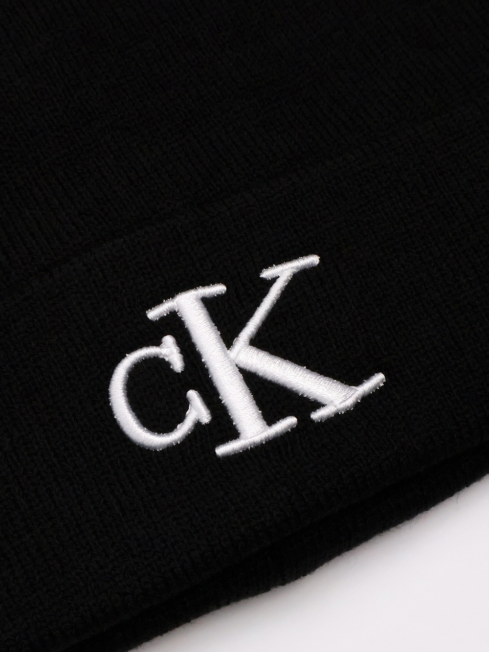 Шапка Calvin Klein Monogram Logo Beanie Black