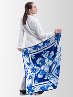 Платок «Гжель»