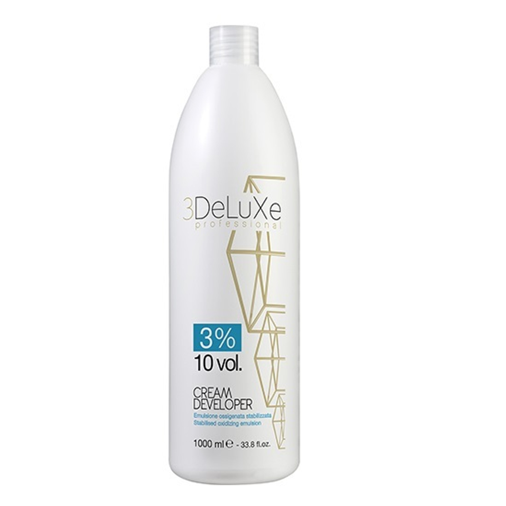 Крем-окислитель 3% 10Vol 3DeLuXe Cream Developer 1000мл