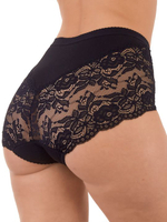 Женские трусики макси из хлопка и кружева (Размер: XXXL) (Цвет: белый)