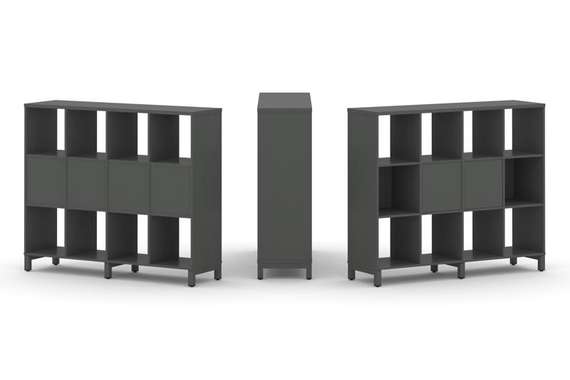 Style Project Набор стеллажа 1 сторон., 3 яр. SN.NS-341  1488*400*1248