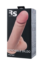 Реалистичный фаллоимитатор RealStick Elite Porter, TPR, телесный, 23,5 см