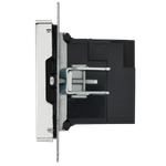 BRITE Розетка USB A+C 18Вт РЮ11-1-БрГН металл хром/никель IEK