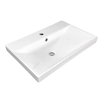 Подвесная тумба-умывальник Comforty Селенга-60 серый шелк с раковиной CF19696BX-60