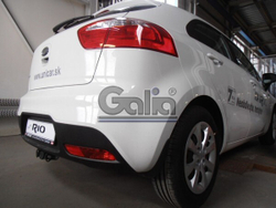 Фаркоп оцинкованный Galia K037C для Kia Rio III хетчбек/седан 2011-2017(паспорт и сертификат в комплекте)(без электрики)