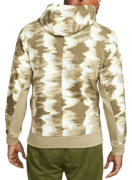 Куртка теннисная Nike Court Fleece Tennis Hoodie - medium olive - Green