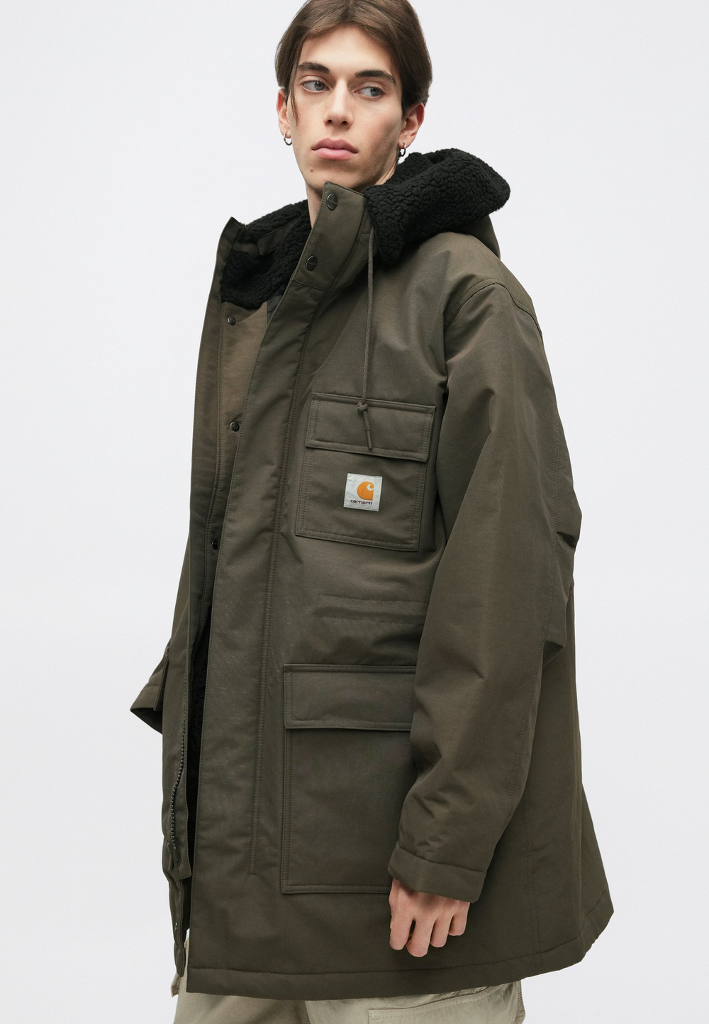 Carhartt WIP SIBERIA - Зимнее пальто - Коричневый