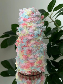 Пряжа Единорог UNICORN мультиколор с шишибриками 50 g