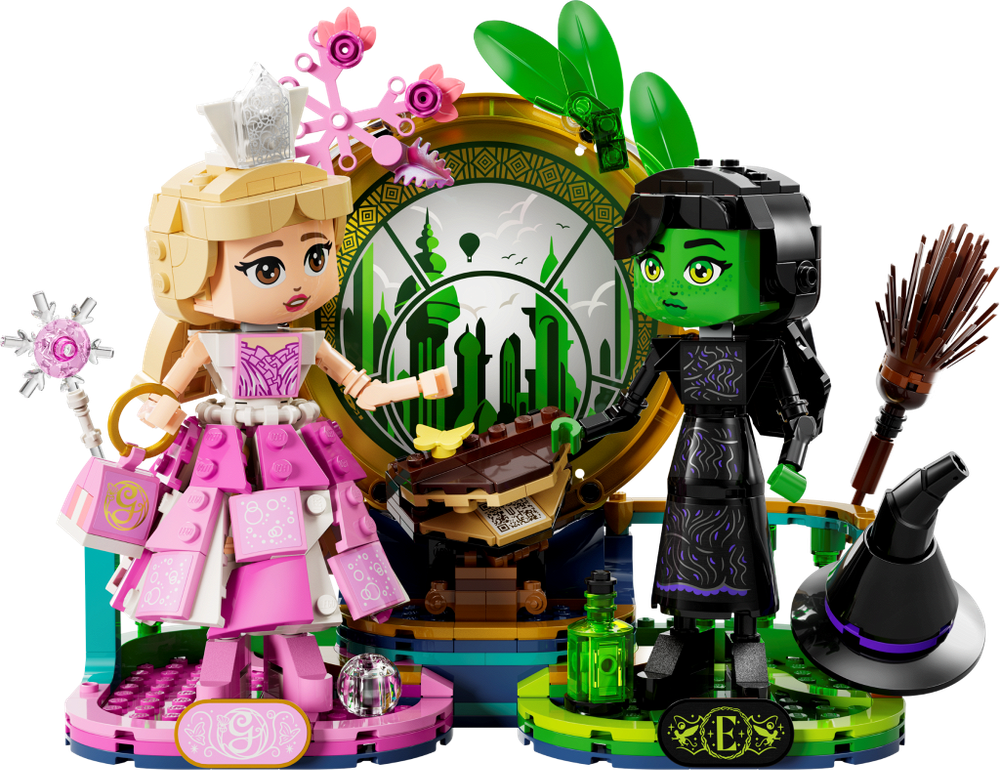 LEGO Wicked 75682 Эльфаба и Глинда — коллекционный набор Волшебник страны Оз