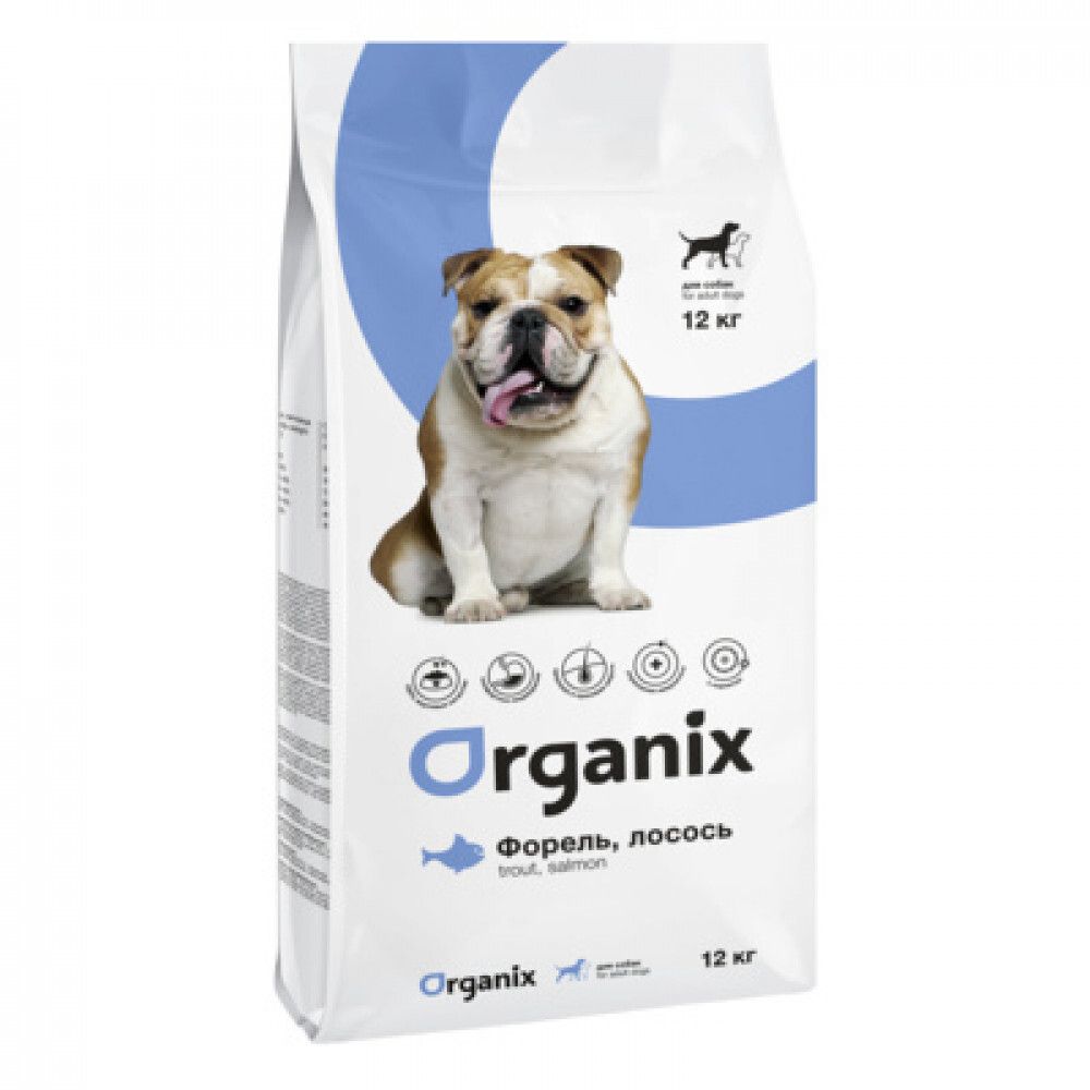 ORGANIX Корм для собак с Форелью и Лососем