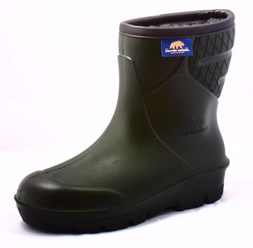 Полиуретановые сапоги Polyver Low укороченные зеленые