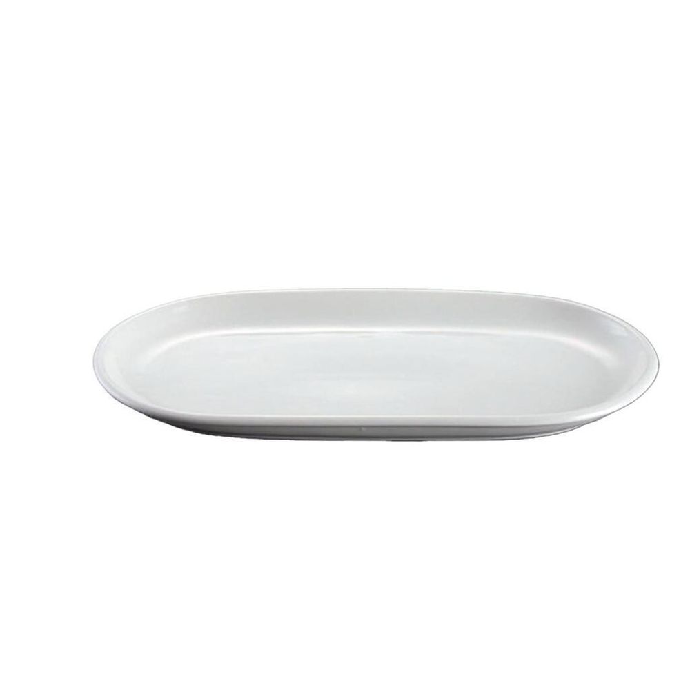 Блюдо овальное 27,5*15 см h2,3 см для подачи белое фарфор NEW P.L. Proff Cuisine [6]