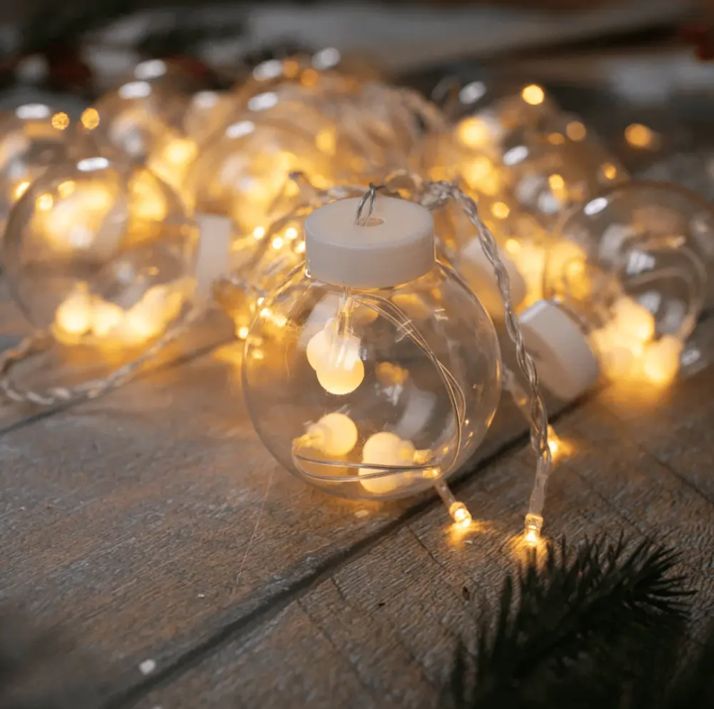 Гирлянда-занавес Шары с шариками