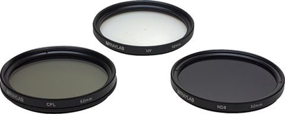 Набор фильтров RAYLAB UV/CPL/ND8 52mm