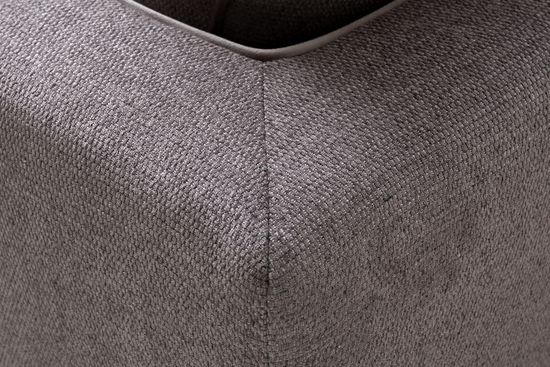 Диван Madrid Memory с кантом трехм. без мех.,шенилл коричневый Natur Kor+Colt032