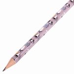 Карандаш чернографитный ЮНЛАНДИЯ "ЩЕНОК", 1 шт., HB, с ластиком, корпус ассорти, 181774