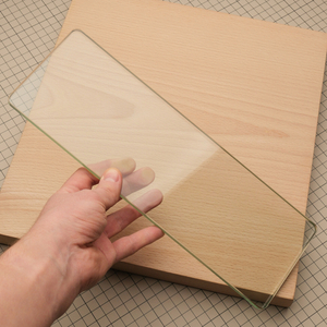 Стекло для шерфовки кожи 30x10 см