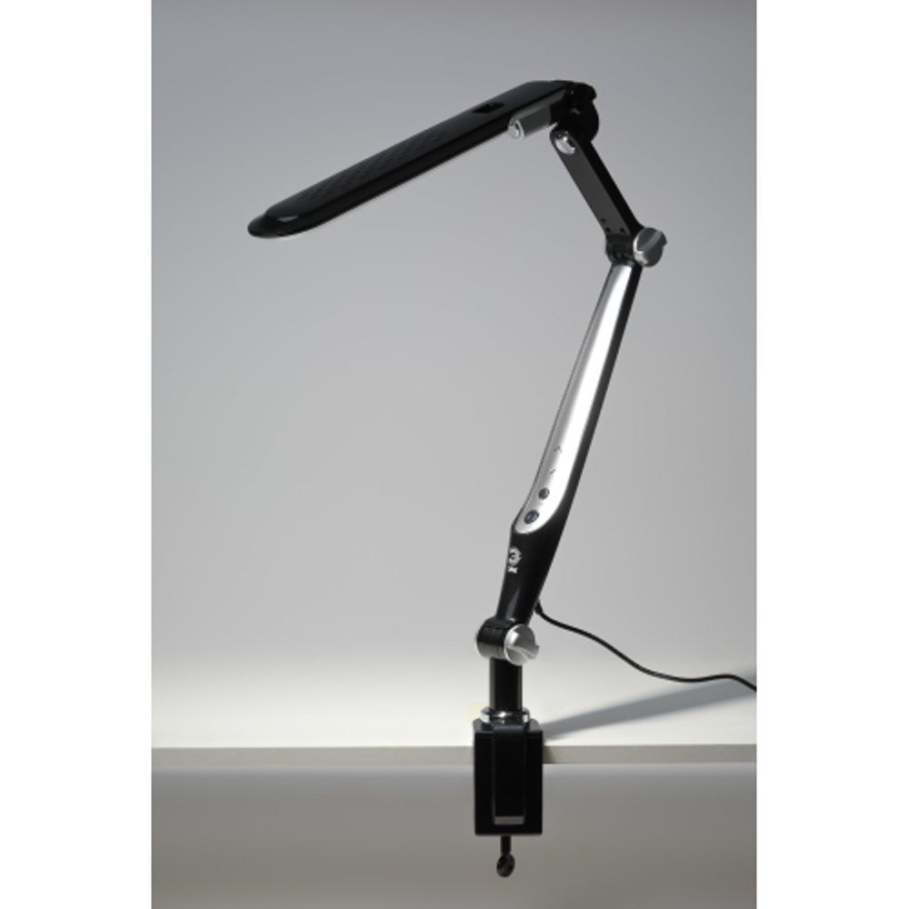 Настольный светильник ЭРА NLED-496-12W-BK светодиодный на струбцине черный