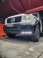 Губа переднего бампера для Mercedes Benz G class W465 G500 G450d 2025+ Гелик Гелентваген