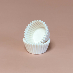 Капсулы бумажные для конфет белые, 30х18 мм, ~50 шт