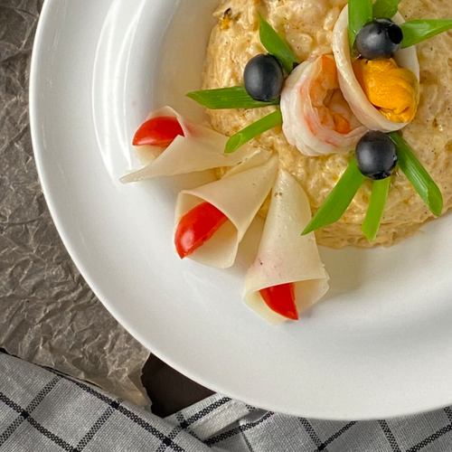 Сливочный ризотто с морепродуктами