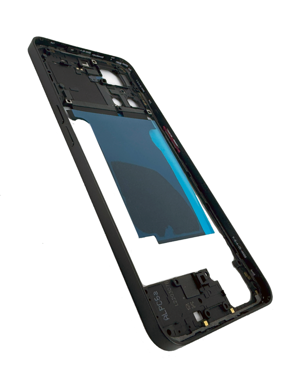 Средняя часть корпуса (рамка) для OnePlus Ace черная (Astral black)