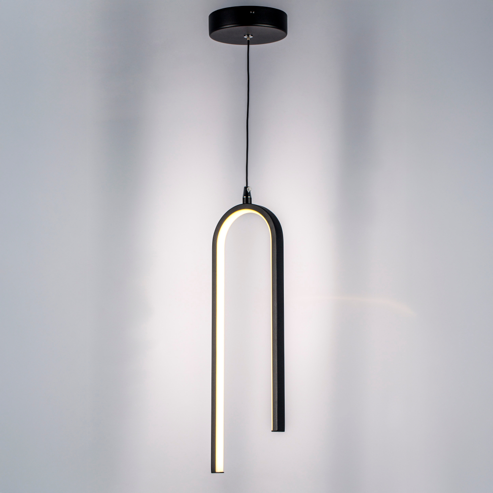 749017 Подвес SATURNO LED 8W 640LM ЧЕРНЫЙ 3000K