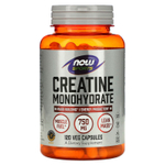 NOW Foods, Sports, моногидрат креатина, 750 мг, 120 растительных капсул
