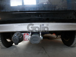 Фаркоп оцинкованный Galia J009C для Jeep Cherokee 2007-2013, Dodge Nitro 2007-2012(паспорт и сертификат в комплекте)(без электрики)